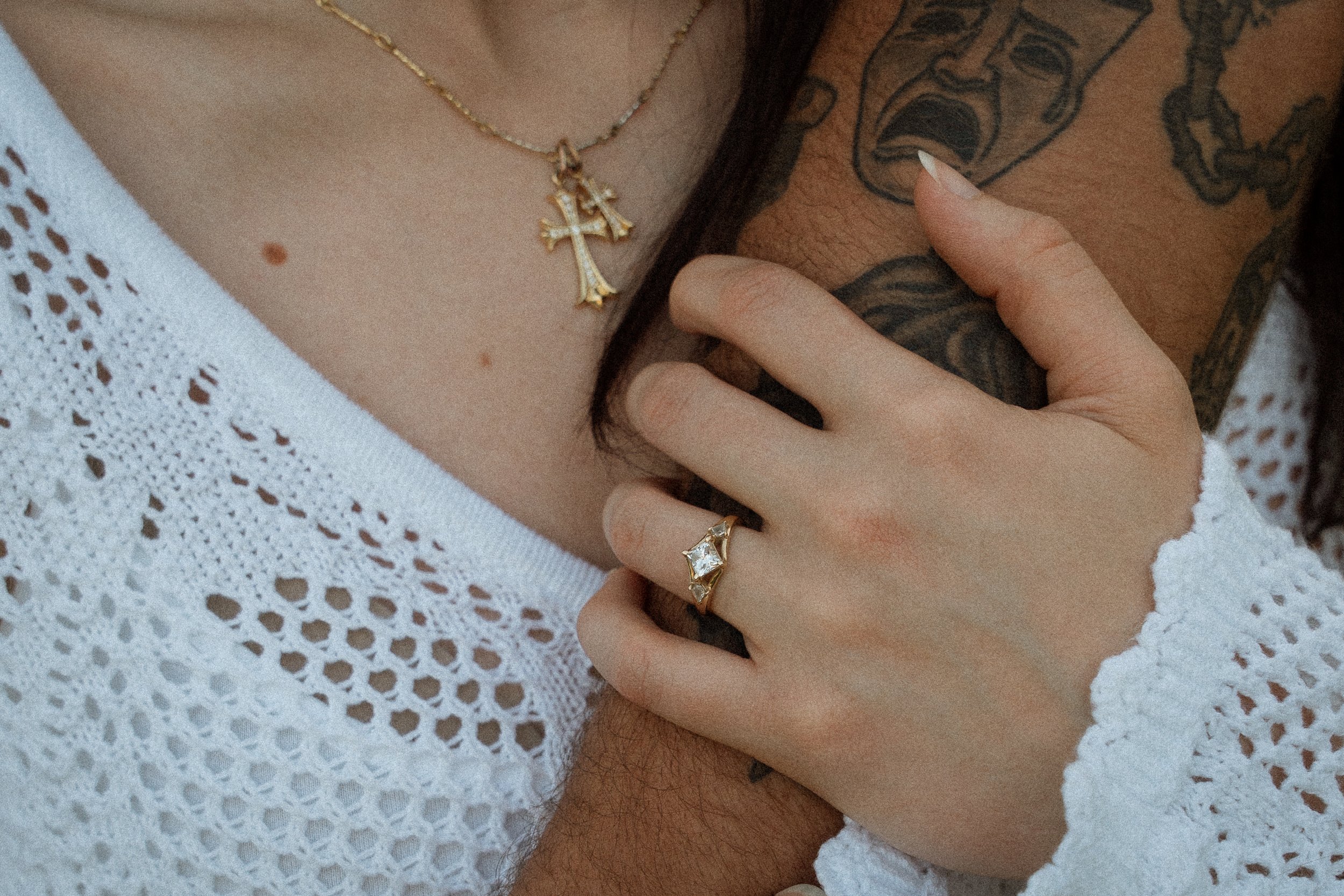 creative, documentary style engagement photoshoot in Rogers, Arkansas