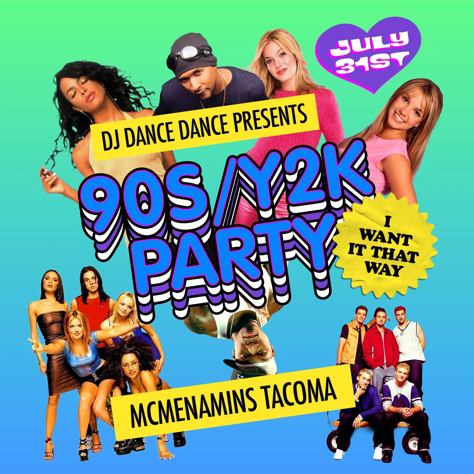 I Want it That Way: 90s/2000s Party 