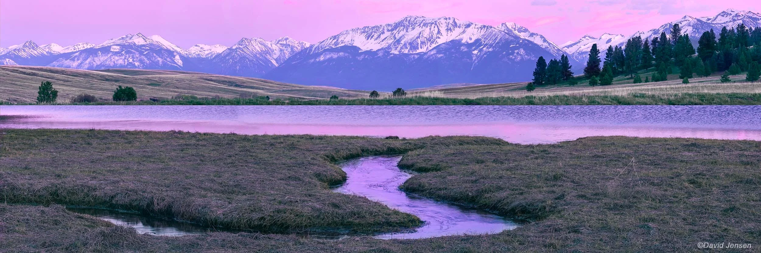 BD425  Wallowa Mountains from Trout creek