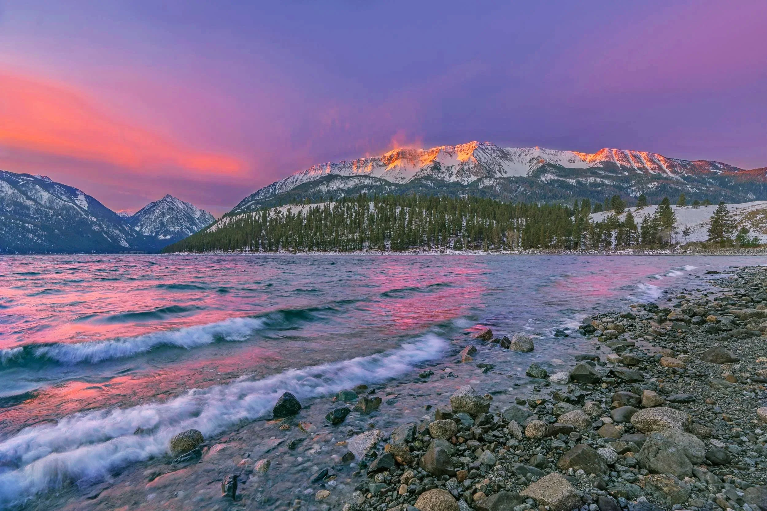 C104  Windy sunrise