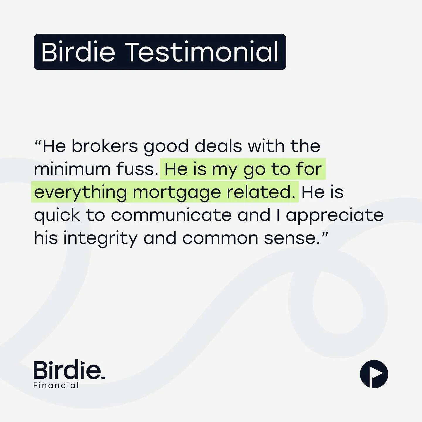 Is your mortgage advisor hard to get ahold of? Doesn&rsquo;t answer the phone? 🤔 Maybe it&rsquo;s time for a change! 🤝

For a quick response, and the right advice, get your finances teed up, with Birdie ⛳️