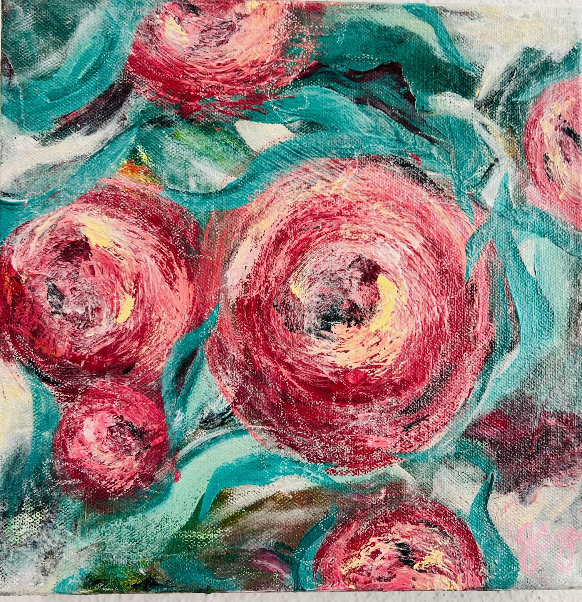 Flower Child - 9 x 12" - $150