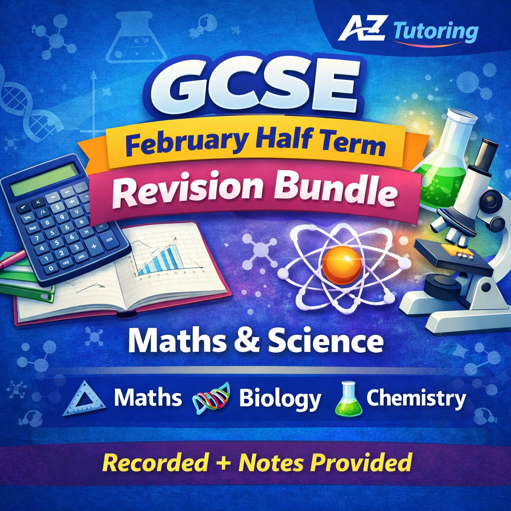 🔥 GCSE February Half Term Revision Bundle (Maths & Science) 📘🧪