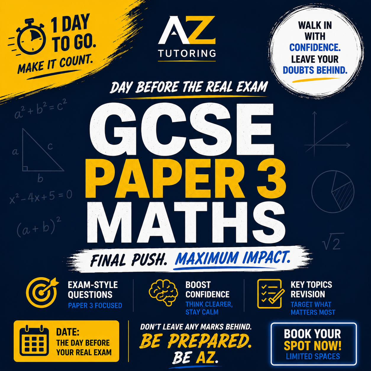 📚 GCSE Maths Paper 3 Revision Class ➗