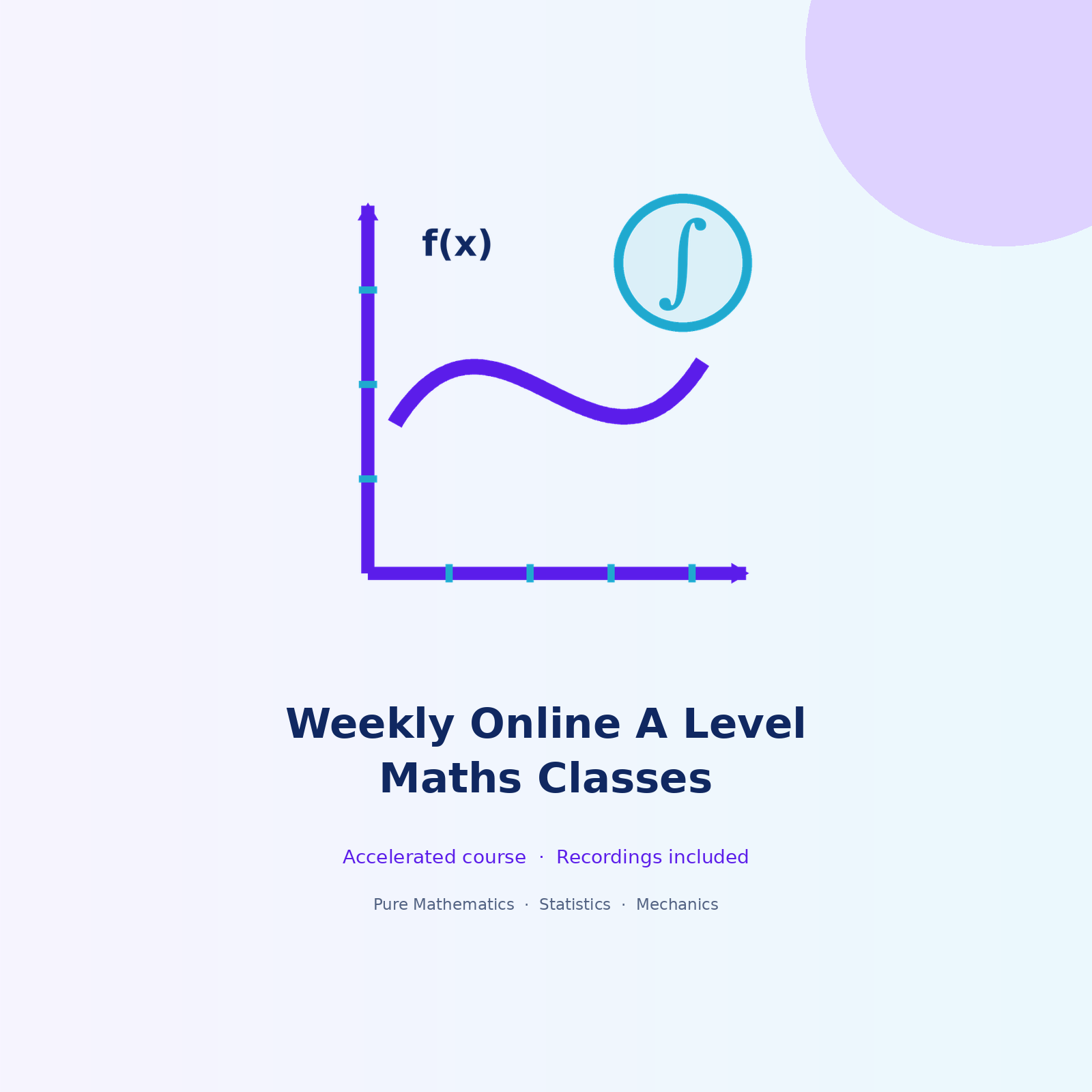 Online A Level Maths — 4-Week Block