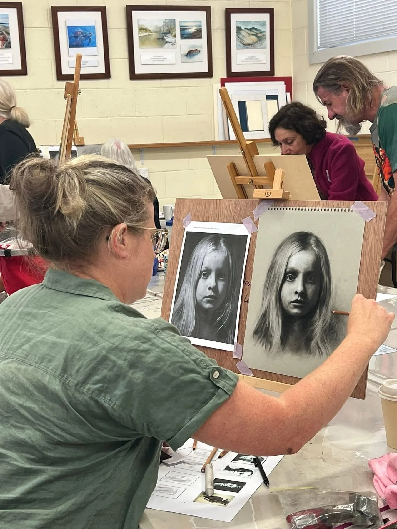 A few weekends ago, I stepped outside my comfort zone&hellip; and drew a human portrait. 😬

I don&rsquo;t think I&rsquo;ve drawn a person since school, 20 years ago (wow, what an &ldquo;old&rdquo; thing to say)

The workshop focused on &ldquo;mass d