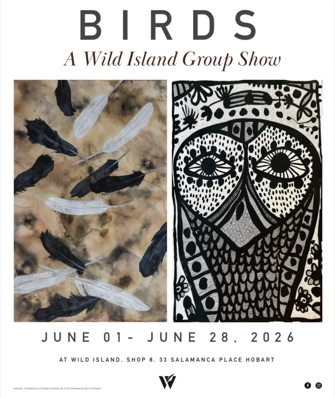 🖼️ EXHIBITION 🖼️

Love birds? 🐦
Love art and photography? 🎨

Then I have the perfect exhibition for you 😍

BIRDS is the latest group exhibition at @wildislandtasmania 

Throughout June, you can enjoy a variety of bird-themed paintings, photograp