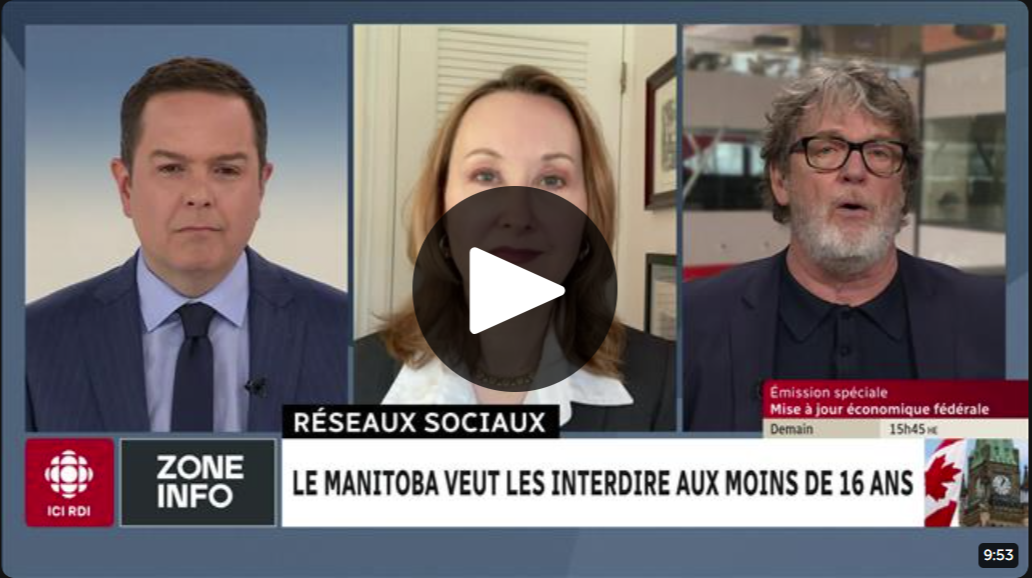 Manitoba veut interdire les reseaux sociaux aux jeunes