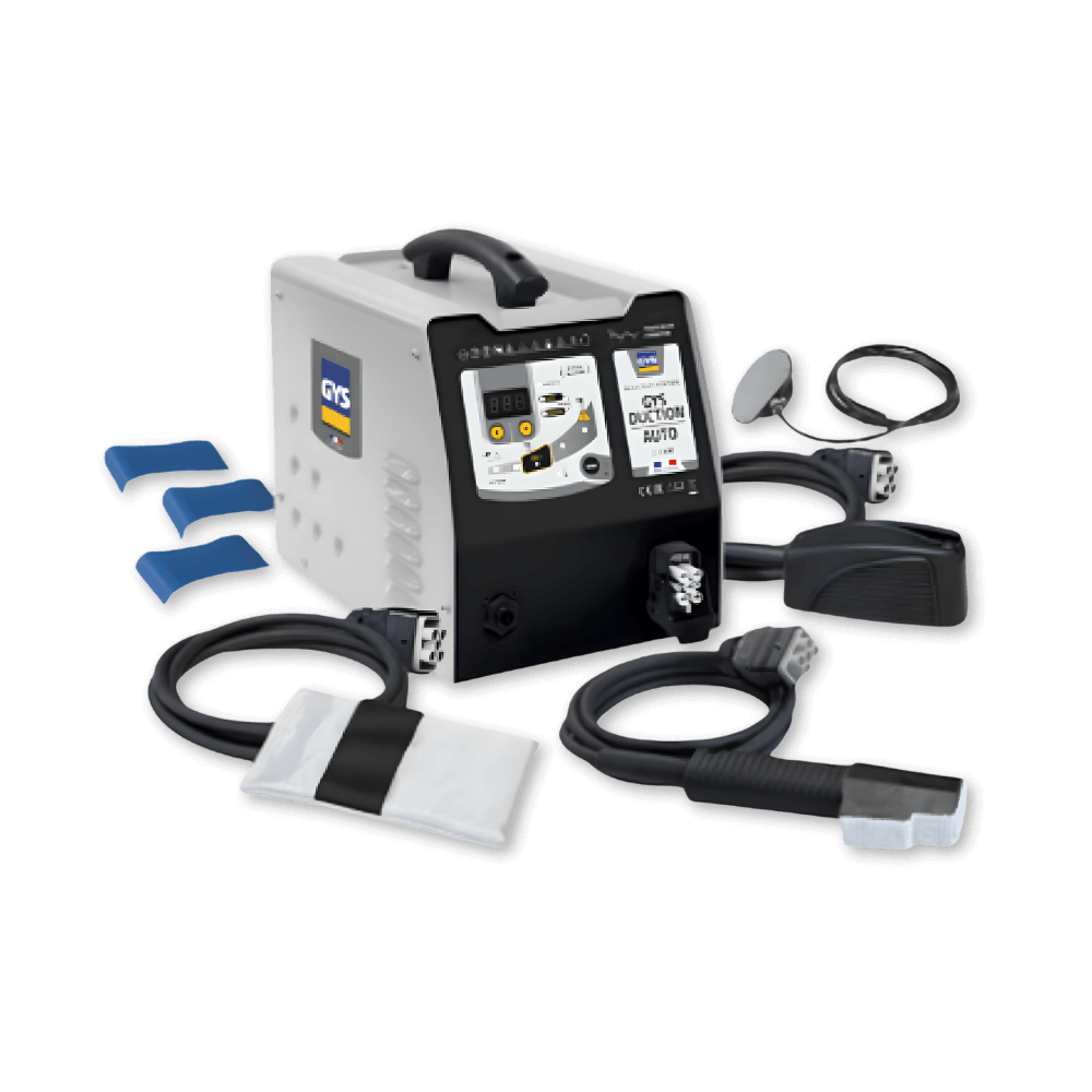 GYSDUCTION AUTO induction heating system for collision repair removing adhesives trim mouldings logos windows and mechanical components
