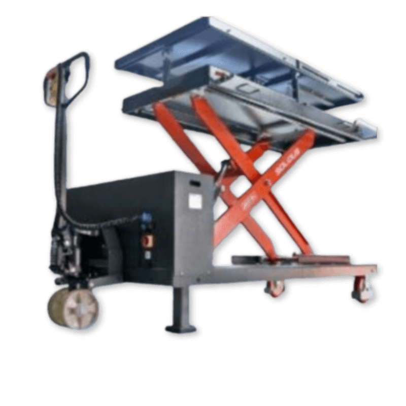 Solidus MLT-3 Multi-Use Vehicle lift used in modern collision repair applications