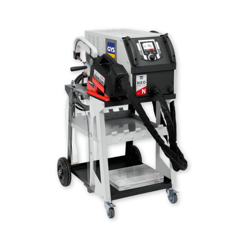 GYSPOT PTI NEO resistance spot welder commonly used in OEM-specified collision repair procedures