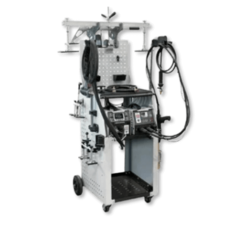 Speedliner V2 Pro 230 + Arcpull 200 used in modern collision repair applications