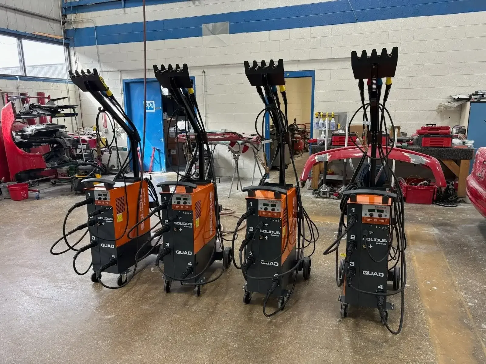 Training with Solidus Mig welder