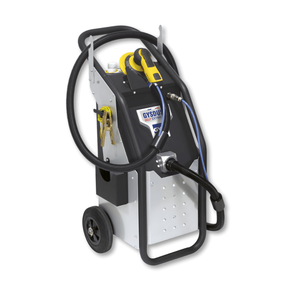 GYSDUST self extractor pneumatic dust extraction system for auto body sanding, suitable for aluminum dust and collision repair environments