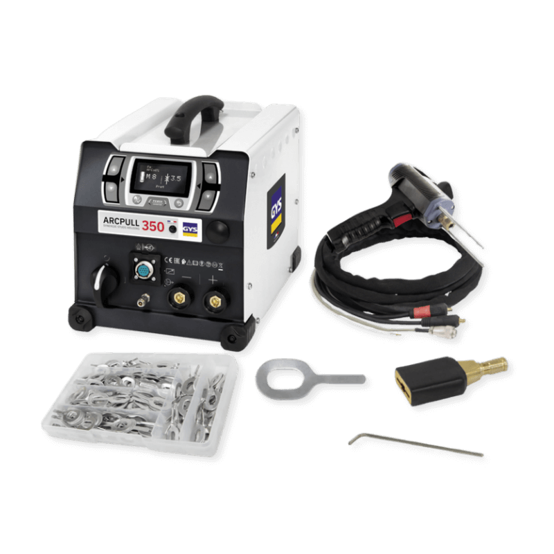 GYSPOT ARCPULL 350 arc-draw station for bodywork welding steel and aluminium studs for dent removal