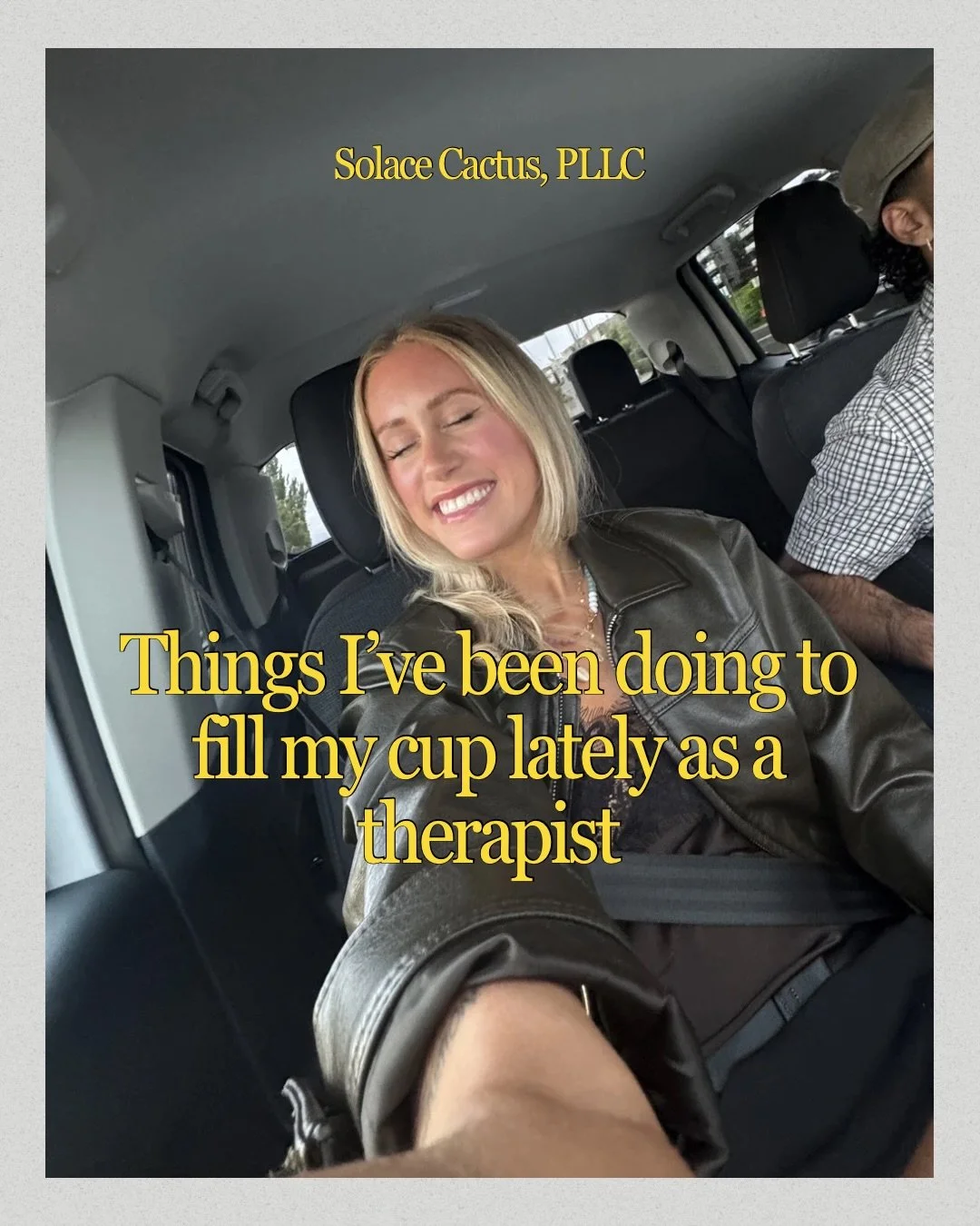 ✨Happy Monday! ✨

What have you been doing lately to fill your cup? 🥳

#mentalhealthmatters #washingtontherapist #counselingresources #counselingskills #mondaymotivation