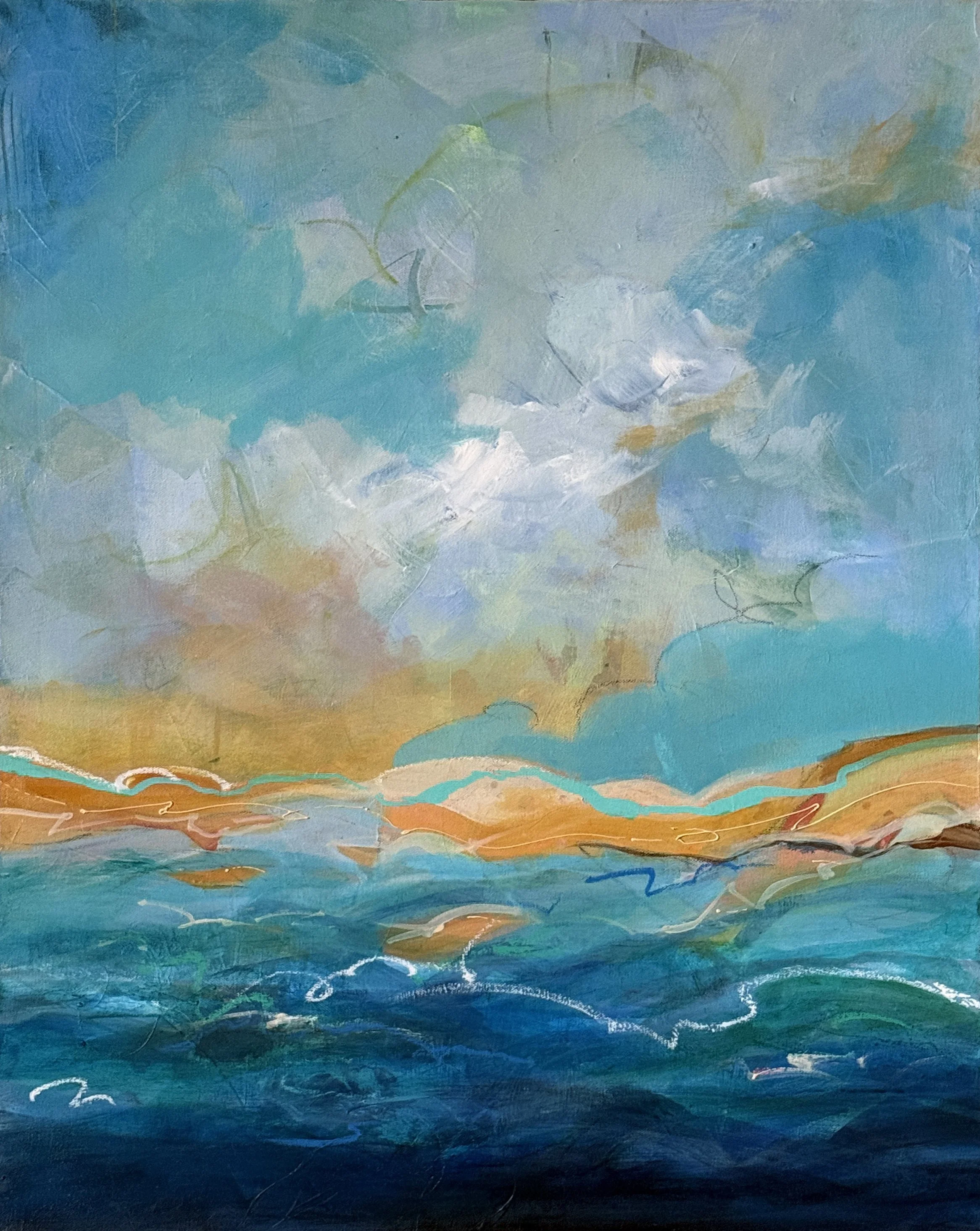 CLARITY — Acrylic on Gallery Canvas — 30x24 inches