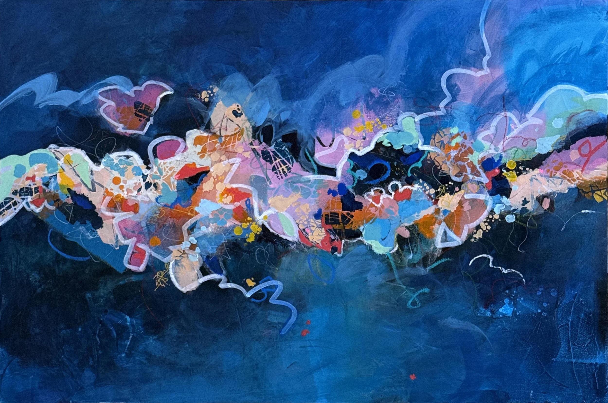 CARNIVAL — Acrylic on Gallery Canvas — 24x36 inches