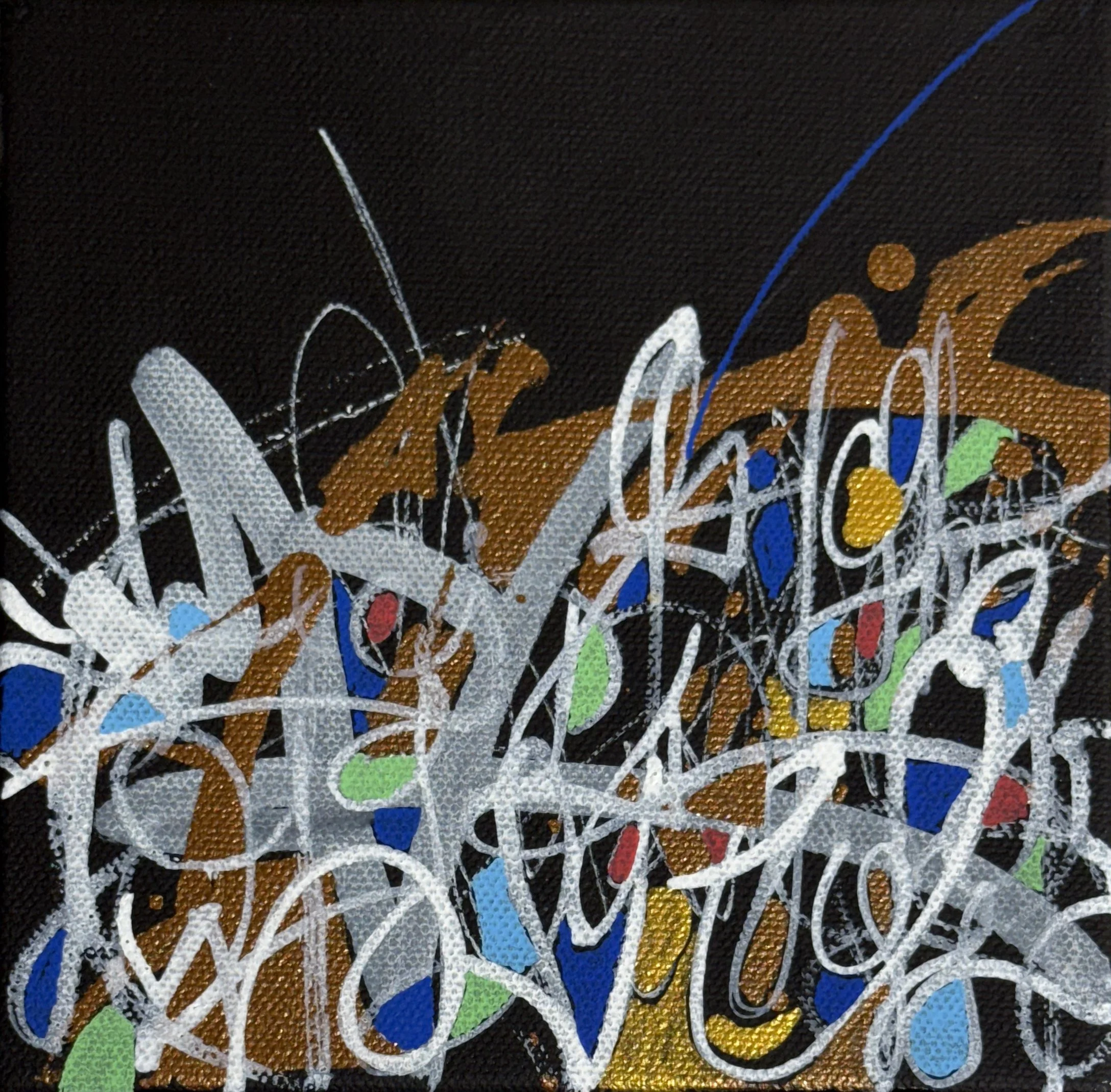 Title — Acrylic on Gallery Canvas — 6x6 inches