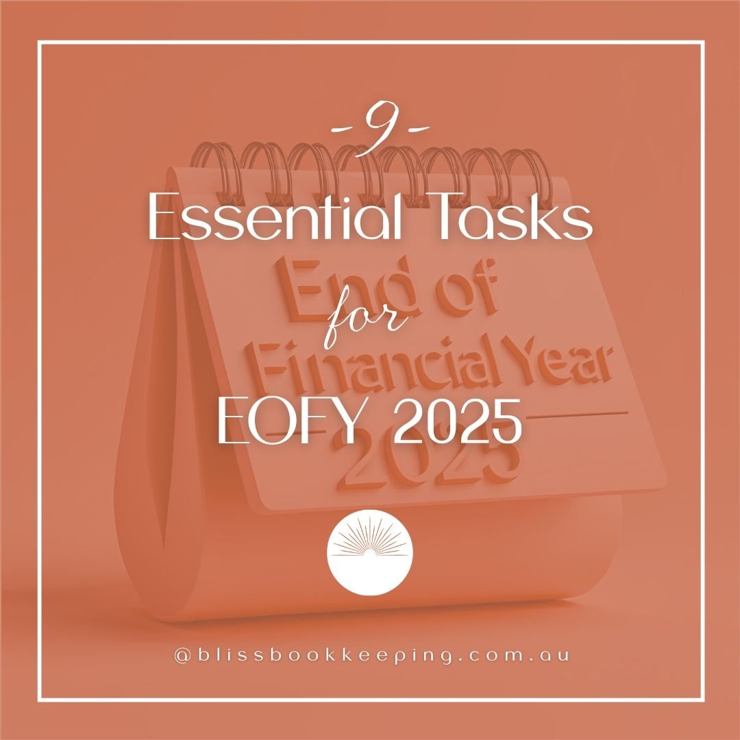 EOFY is fast approaching!

This is a good time to take care of some key business tasks such as the ones listed below:

🔆 Check what tasks you may need to complete as a small business.
These may include:
&bull;	Summarize income and expenses in your p
