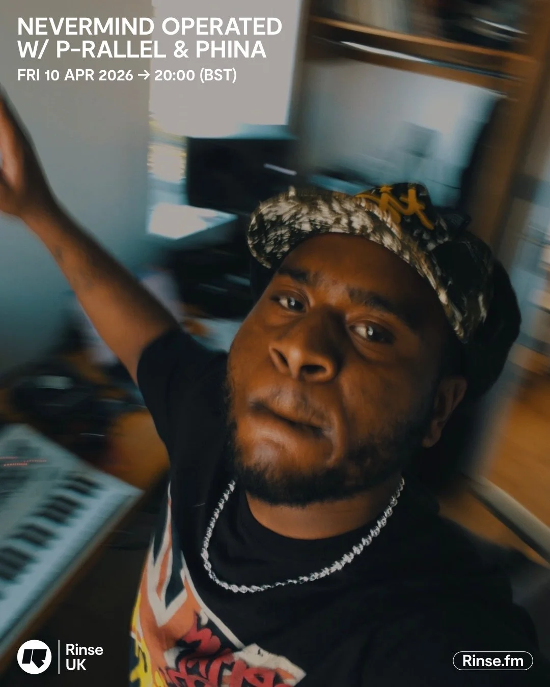 Back on the @rinse.fm airwaves this evening with @phina.mp3 on the guest mix!! Lock in, 8pm