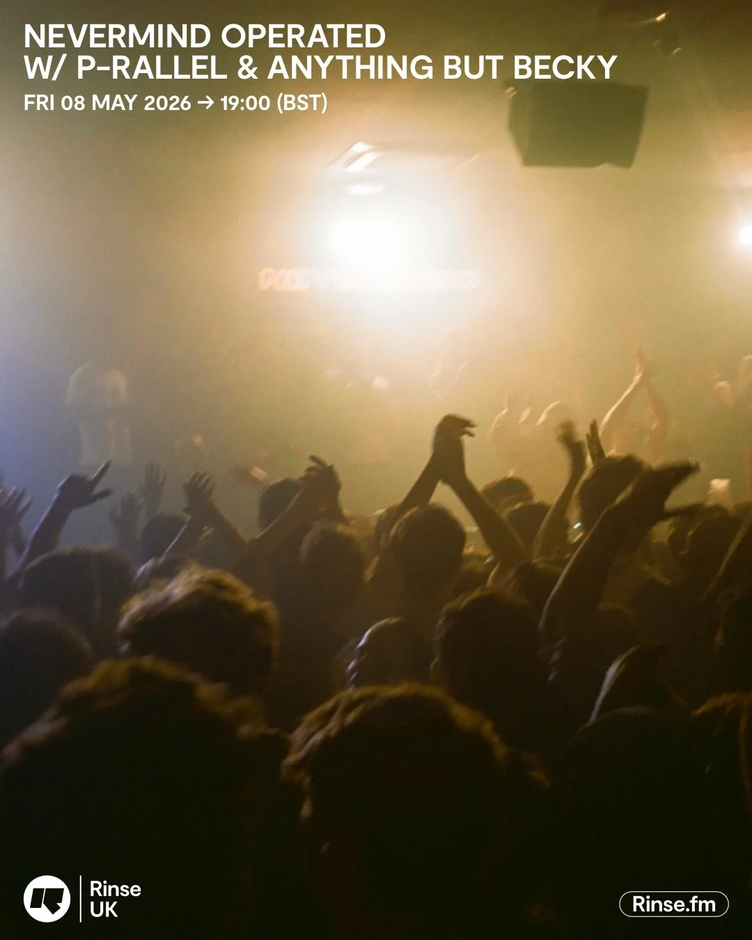 Live on the airwaves this evening with the wonderful @rebekah.wav on @rinse.fm 7PM (UK TIME)