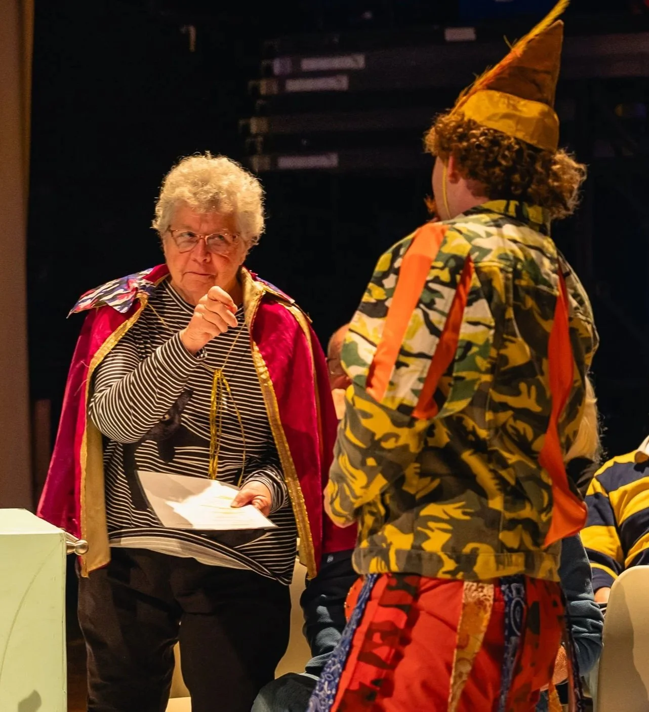 An audience member as an Outlaw and the First Outlaw