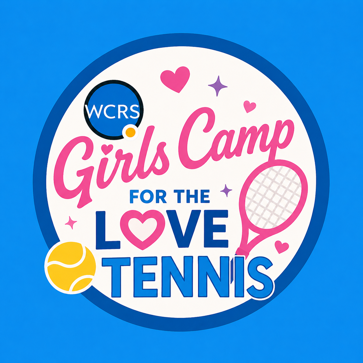 Girls Camp for the Love of Tennis 