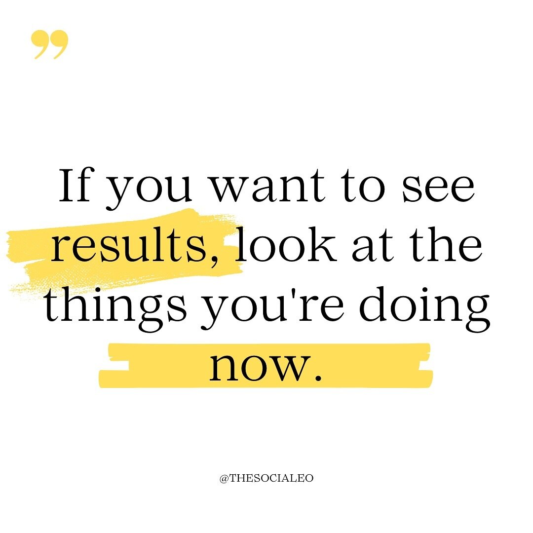 I often tell my clients this, if you&rsquo;re really looking for a change, you need to change the way you&rsquo;re doing things right now! If you want increased engagement, are you engaging with your audience? If you want more foot traffic, are you t