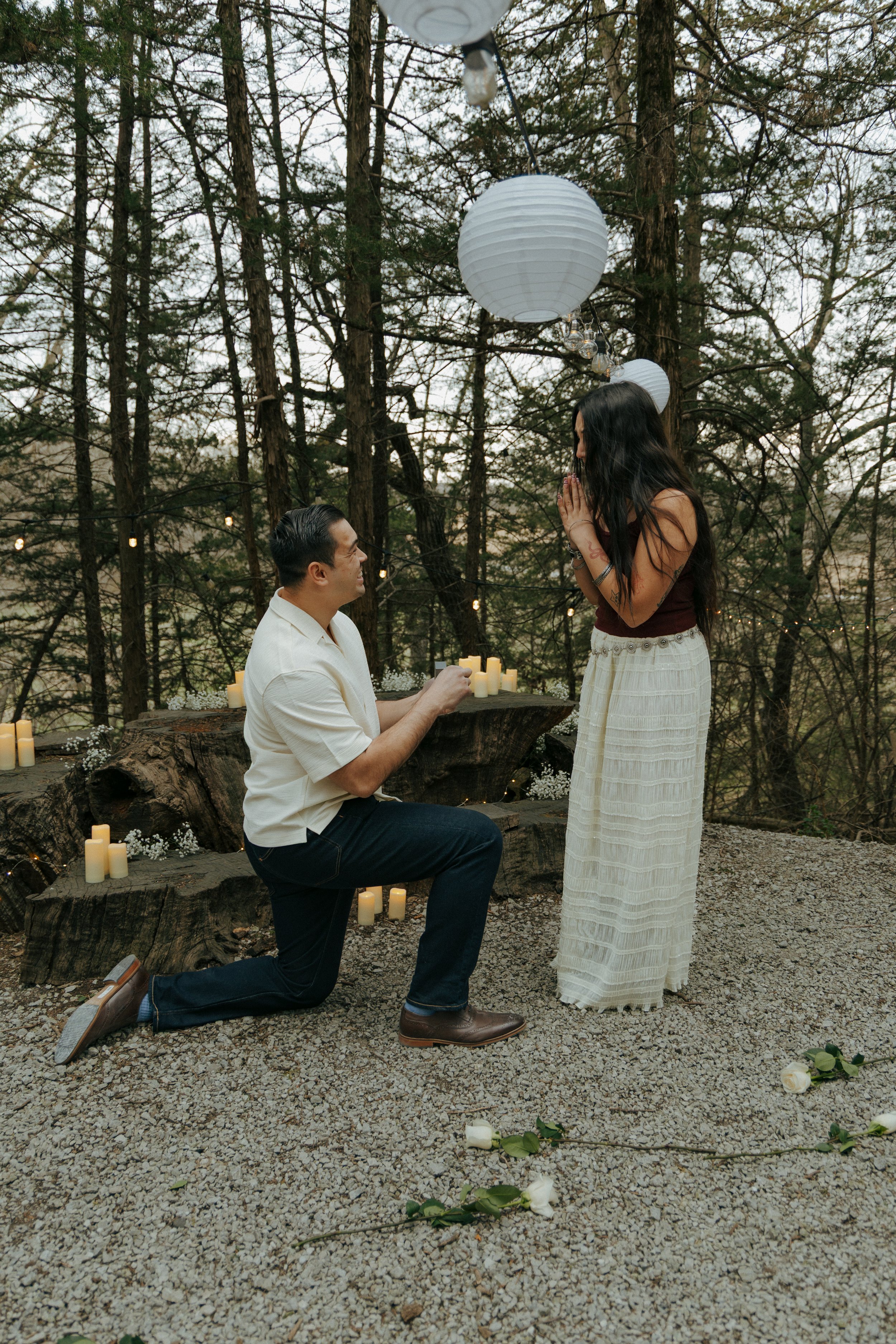 A Surprise Proposal at Kimberly Creek Retreat | Hannah &amp; Kendrick