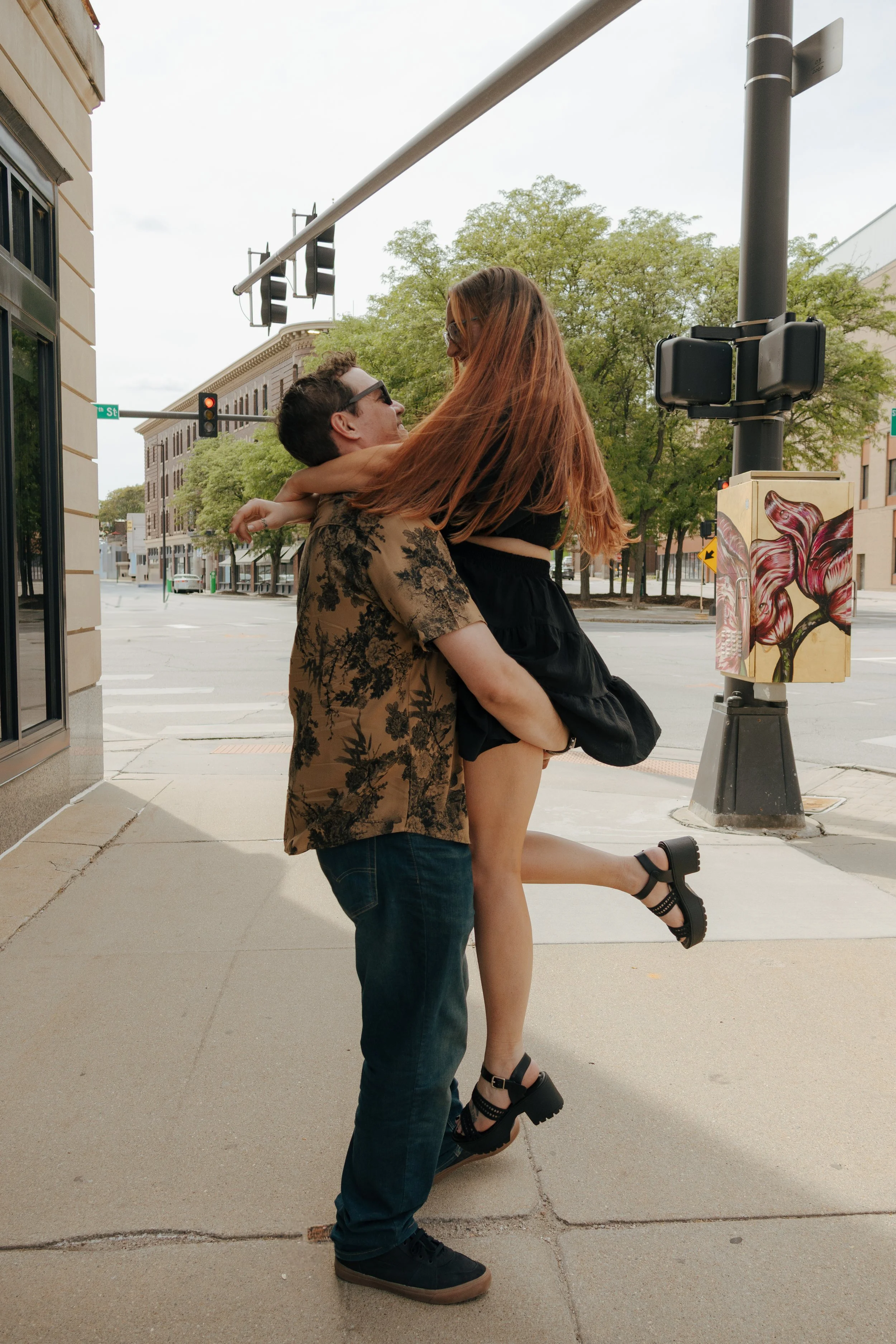 Ashley + Sam's Engagement in the Old Market