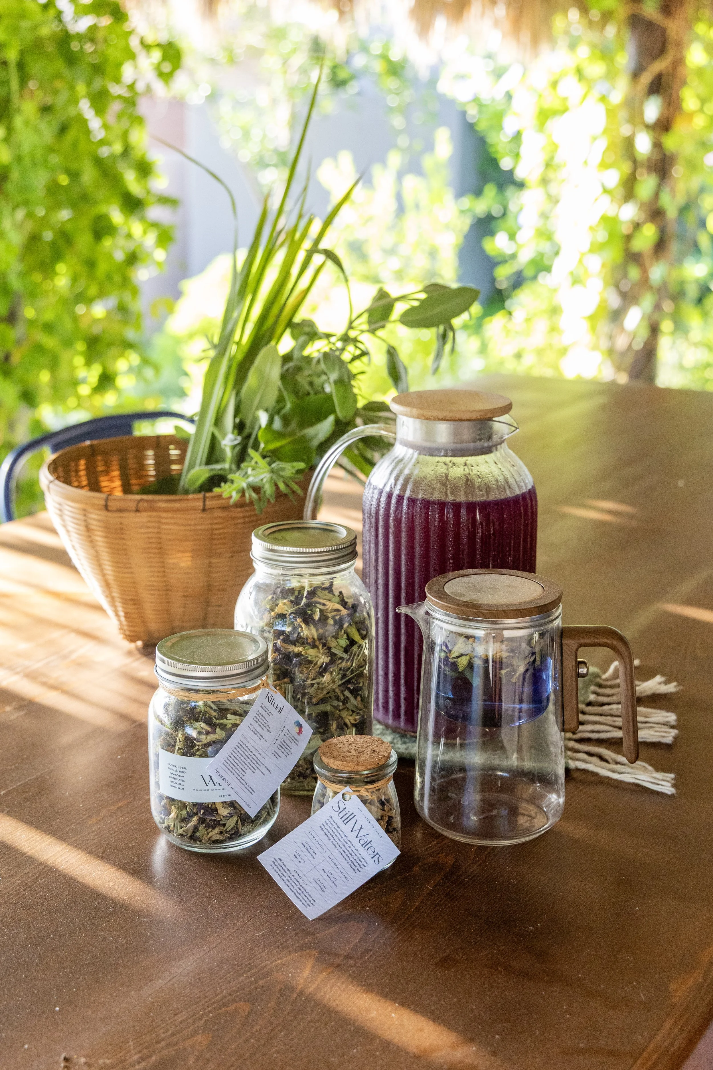 Handcrafted herbal tinctures and salves from Garden Alchemy retreat