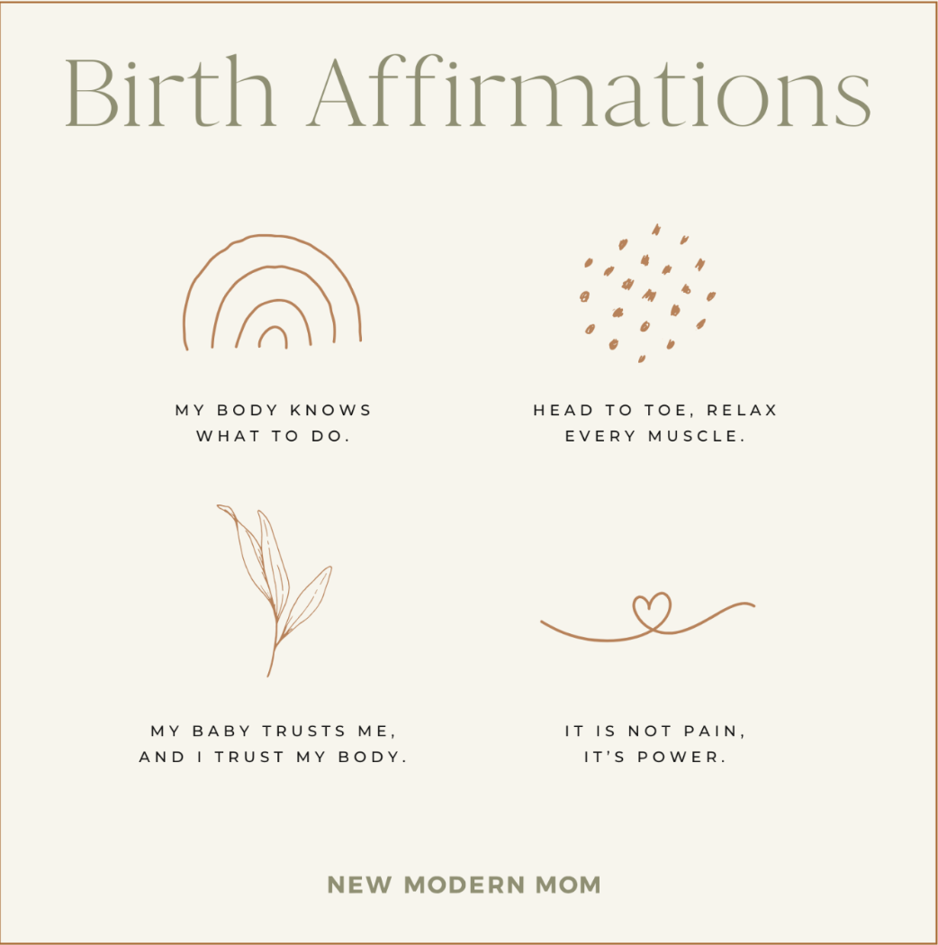 Affirmations for Pregnancy, Labor, and Postpartum