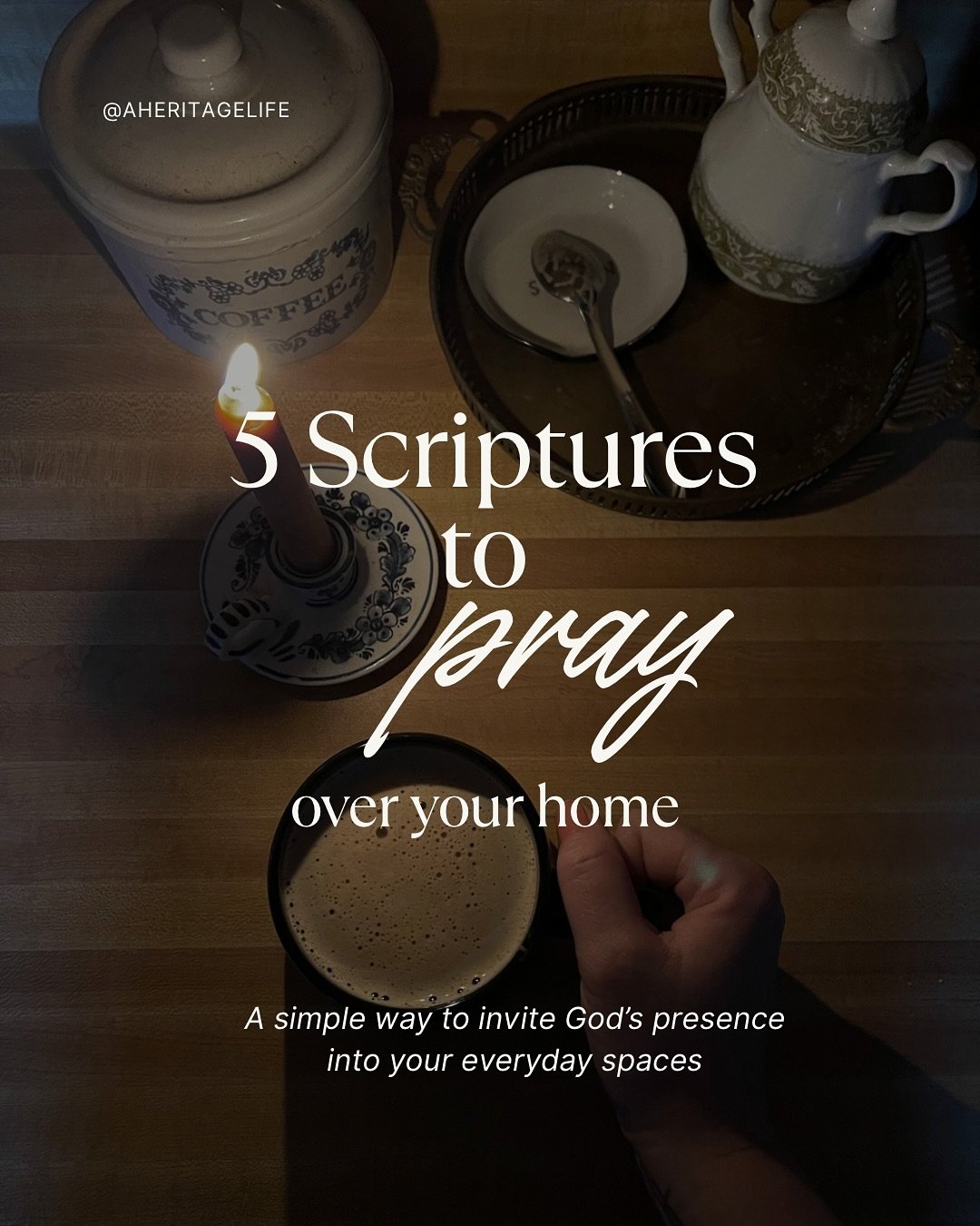 A true heritage isn&rsquo;t just passed down in heirlooms &mdash; it&rsquo;s woven into the prayers that cover our homes. 🏡

These simple Scriptures invite the Lord to guard our doors, bring peace to our tables, and fill each room with His presence.