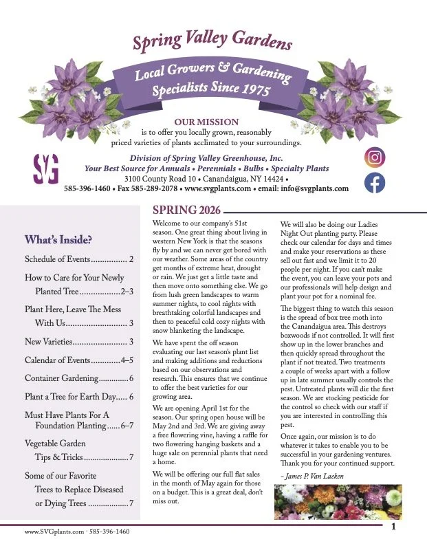 Spring 2026 Newsletter