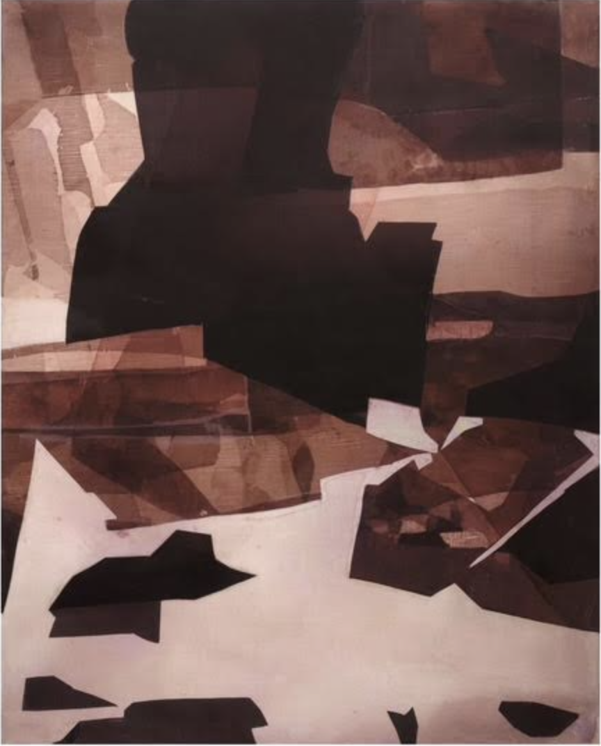 Untitled N° 939 
2022, ink, silk & beeswax on panel 
30 x 24 in / 76 x 61 cm