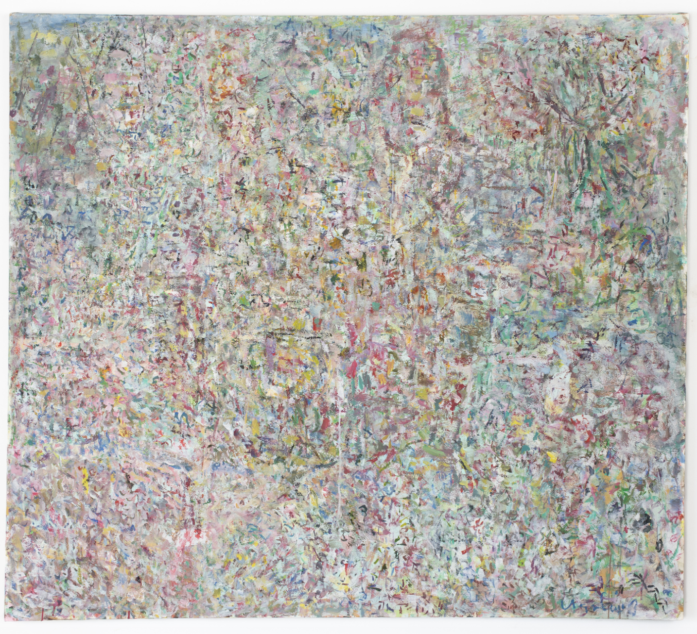 la pastorella 
flashe and acrylic on canvas 
54 x 60 x 1.5 in 2025