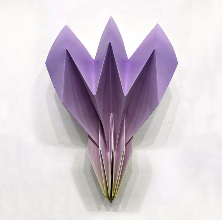 Campanula 

18 x 13 x 5.5 inches oil on paper, folded 2026