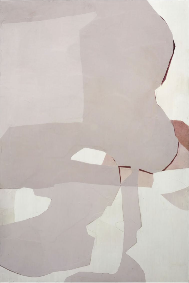Untitled N° 970 
2025, ink, silk & beeswax on panel 
36 x 24 in / 92 x 61 cm
