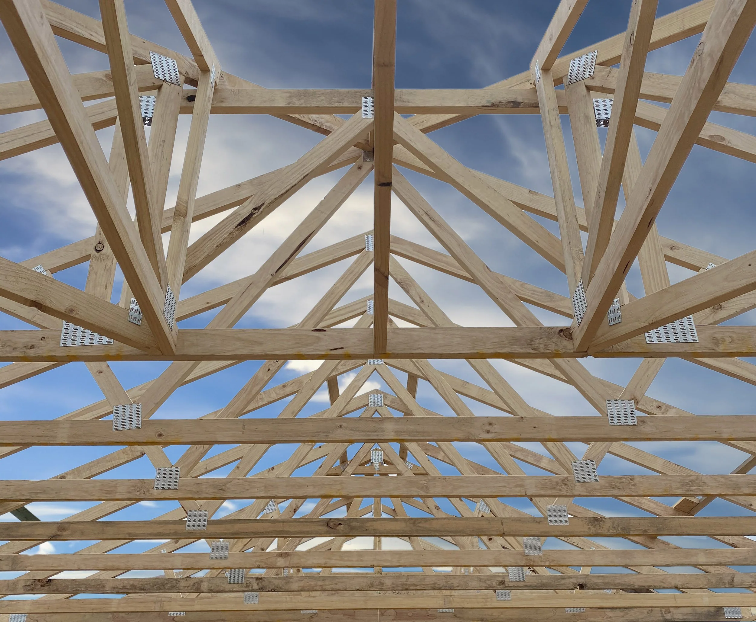 truss roof frame
