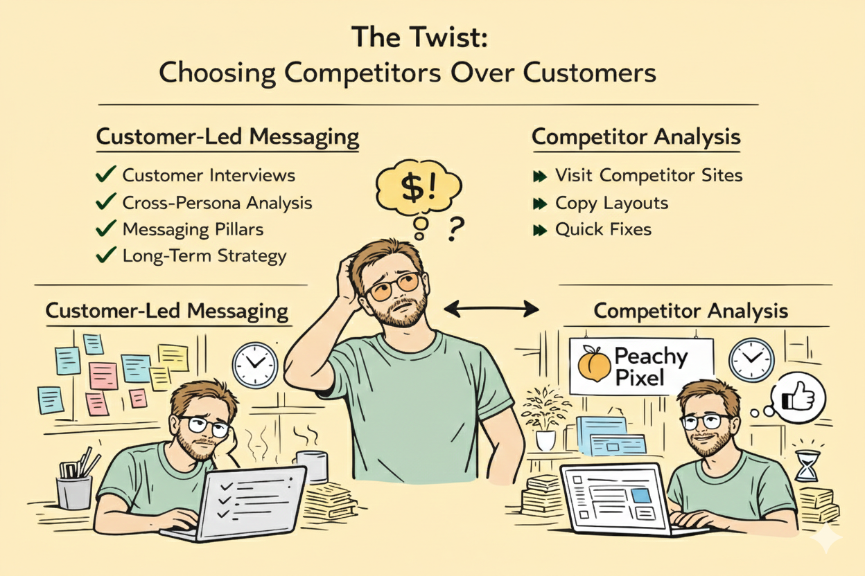 Why Competitor Analysis is a speed trap (and why I lost a deal saying so)