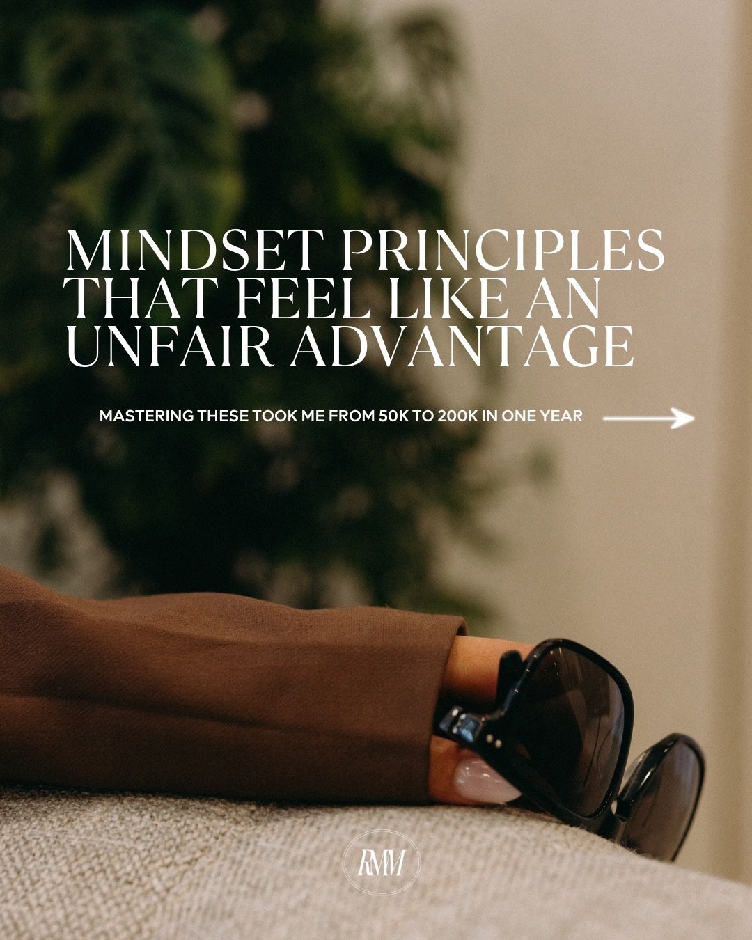 The year I went from $50K to $200K, I made two major mindset shifts: 

First, I took accountability for where I was contributing to my own struggles. 

Second, I stopped waiting for external evidence before I allowed myself to believe bigger things w