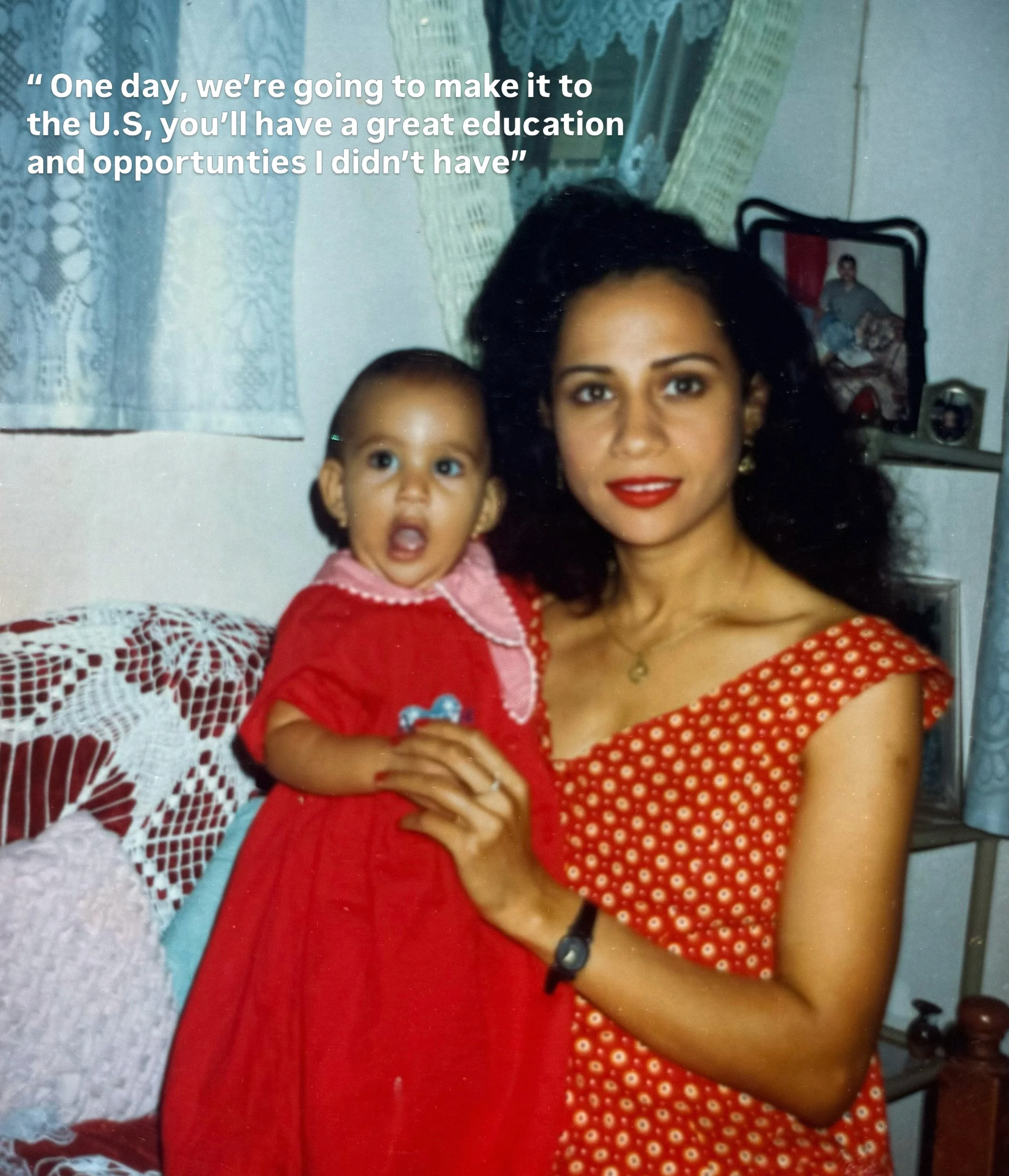 My mom was unlike anyone else.

She was a trailblazer. 

Fearless. Loving. Compassionate beyond belief. 

Generous. Beautiful inside and out. 

When I would go back to the DR as a teen, strangers would come up to me in tears because they knew exactly