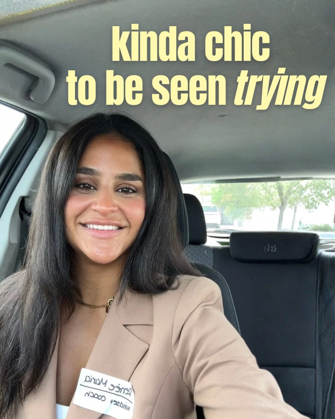 &ldquo;Since when did it become not cool to try? &ldquo; - A$AP Rocky.

In this nonchalant world, let&rsquo;s make looking like you care cool again 🤞

#chic #mindset #mindsetcoaching #femalefounders