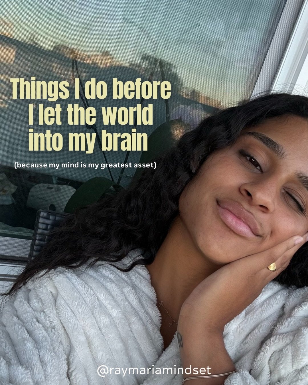 Give your brain a chance to wake up before everyone else gets access to it.

Your mind is one of your greatest assets, and protecting it starts with how you begin your day. Whether you have 10 minutes or 30, those first choices set the standard for h