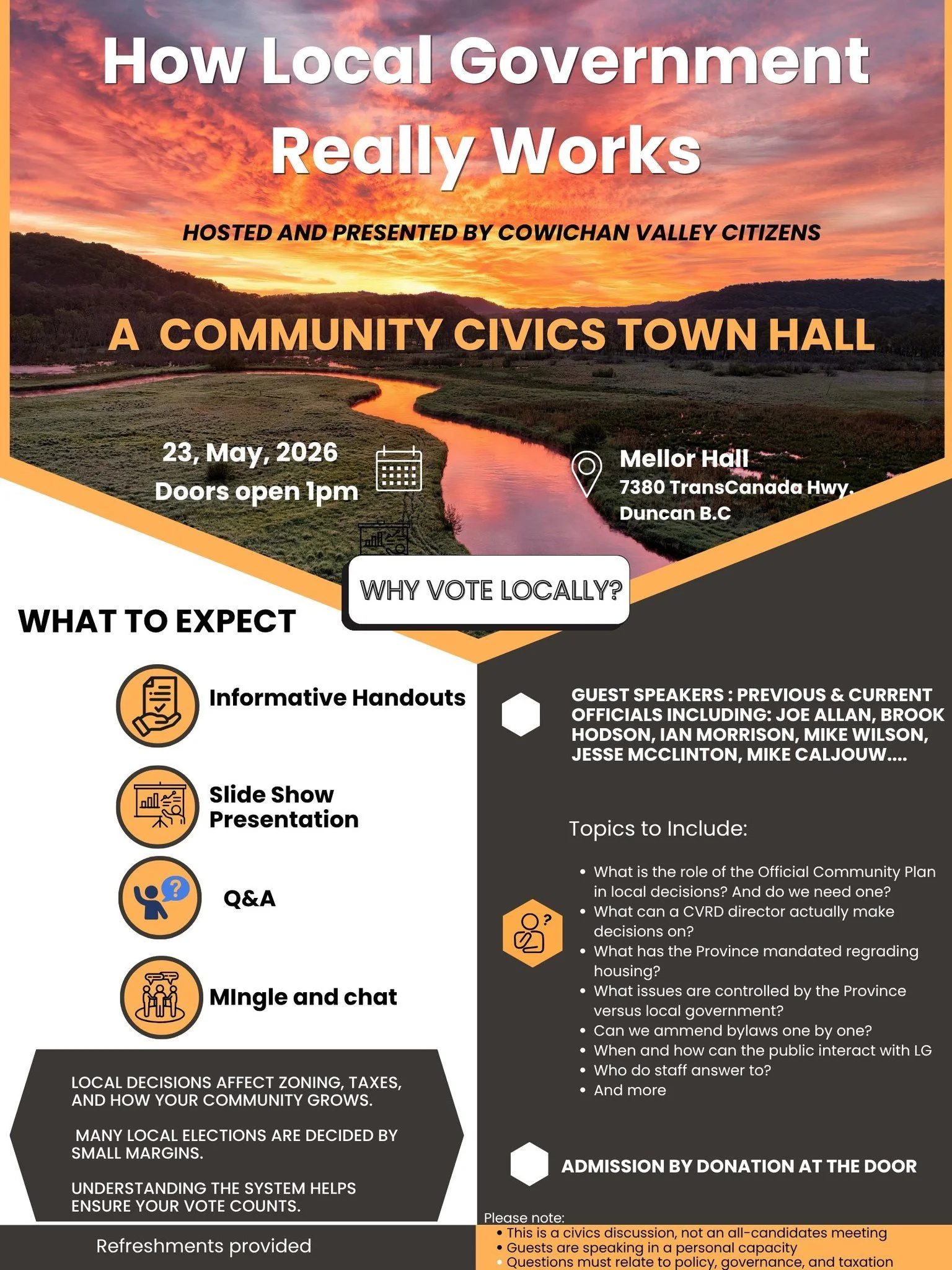 Community Civics Town Hall