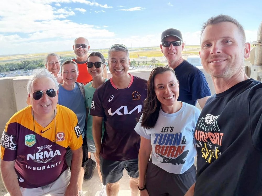 Group of Julia Flights viewers at a live stream