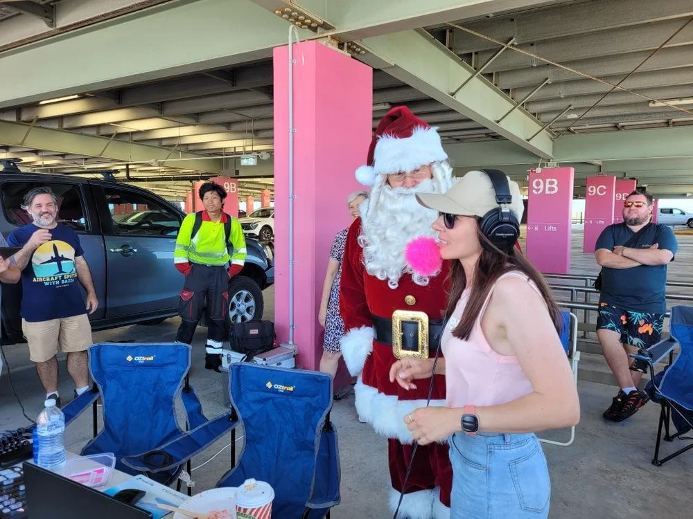 Christmas live stream with Santa