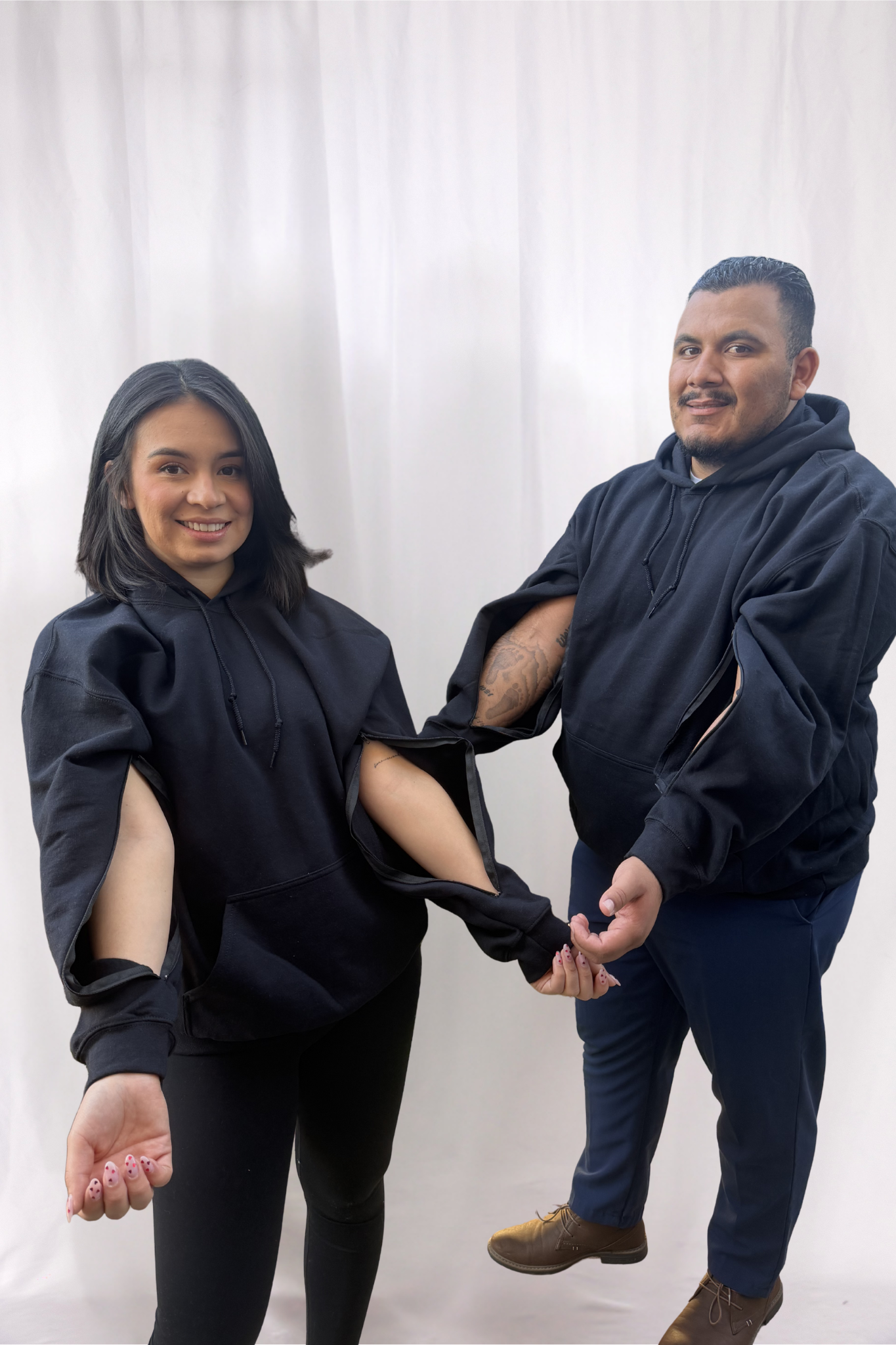 Black Hooded Sweater