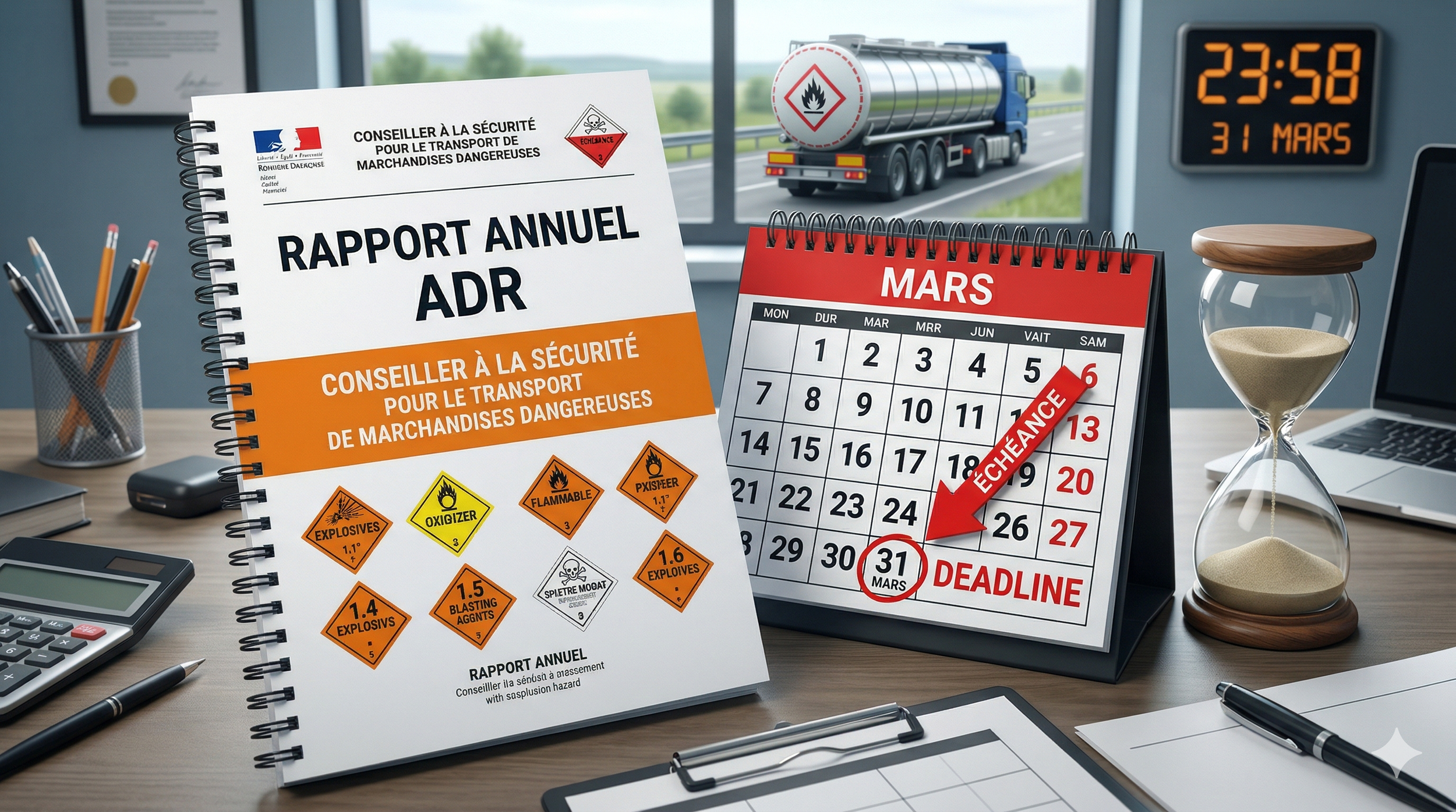 31 mars dépassé : Rapport Annuel ADR, comment régulariser votre conformité ?
